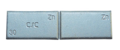 FERDUS Závaží samolepící zinkové ZNC 30 g, šedý lak - 1 kus