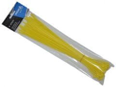 ASTA Stahovací pásky 5 x 300 mm, 50 kusů, žlutá barva - ASTA
