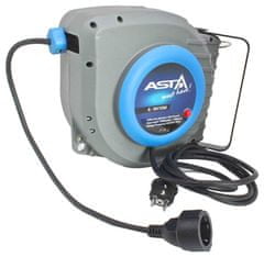 ASTA Samonavíjecí prodlužovací kabel s bubnem, 230V, délka 15 metrů - ASTA