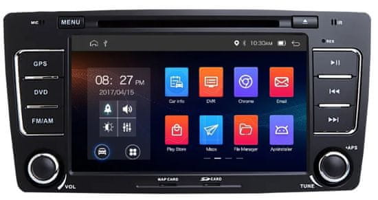Hizpo Škoda Octavia II FL GPS navigace Android DVD