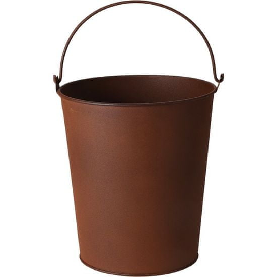 ProGarden Květináč kbelík kovový s rukojetí