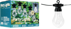 ProGarden Světelný řetěz žárovky LED PARTY 8 ks 6,6m