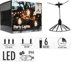 ProGarden Světelný řetěz žárovky LED PARTY 6 ks 5,5m