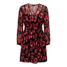 ONLY Dámské šaty ONLMARISE Regular Fit 15305034 Poppy Red (Velikost XS)