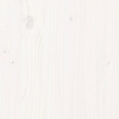 Petromila Zahradní truhlík bílý 180 x 50 x 50 cm masivní borovice