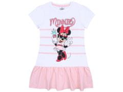 sarcia.eu Bílé a meruňkové letní šaty Minnie Mouse s krátkým rukávem 8 let 128 cm
