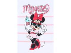 sarcia.eu Bílé a meruňkové letní šaty Minnie Mouse s krátkým rukávem 4 let 104 cm