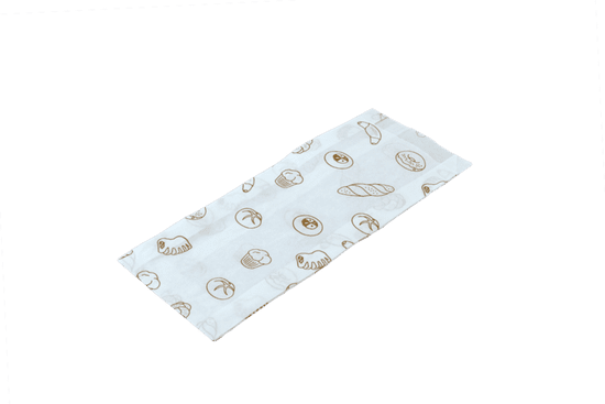 EcoRevolution Papírový sáček 12+4x29 cm potisk pečivo krt/1000 ks Balení: 1000