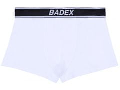 sarcia.eu Bílé, pánské, bavlněné boxerky značky BADEX S