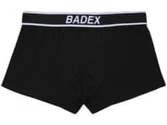 sarcia.eu Černé, pánské, bavlněné boxerky značky BADEX M