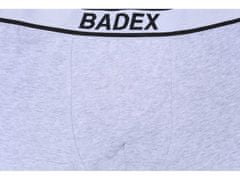 sarcia.eu Šedé pánské bavlněné boxerky značky BADEX S