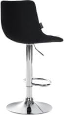 Sortland Barové židle Jerry - 2 ks - umělá kůže | chrom/černá