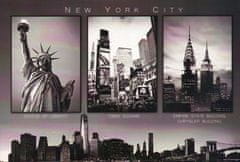 KN Pohlednice New York City - černobílá