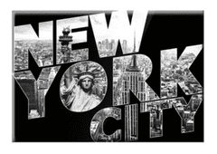 KN Pohlednice New York City v nápise