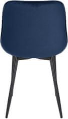 Sortland Jídelní židle Springs - 4 ks | modré