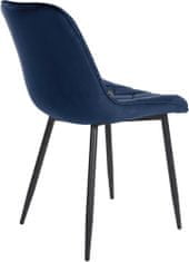 Sortland Jídelní židle Springs - 4 ks | modré