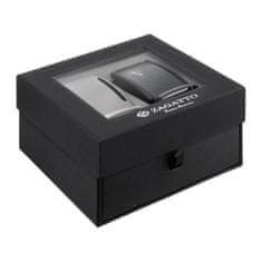 ZAGATTO kožený pásek černý + dvě přezky ATM Box Set 2 velikost 2XL