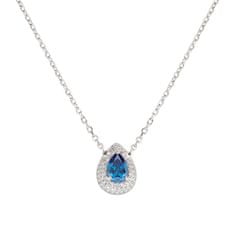 Amen Okouzlující stříbrný náhrdelník se zirkony Diamonds CLGOBBLBZ (řetízek, přívěsek)