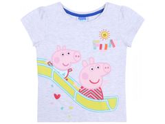 sarcia.eu Modro-šedé dívčí pyžamo Peppa Pig s krátkým rukávem 3 let 98 cm