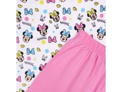 sarcia.eu Růžovo-bílé pyžamo s opakovaným potiskem Mini Mouse DISNEY 5 let 110 cm