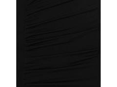 sarcia.eu Černé asymetrické šaty s rozparkem od Johna Zacka S