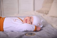 Little Angel Čepice smyk kojenecká obrázek Outlast - bílá/myška 2 | 39-41 cm