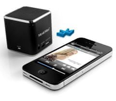 Technaxx přenosný Bluetooth reproduktor Mini MusicMan, baterie 600 mAh, černý (BTX2)