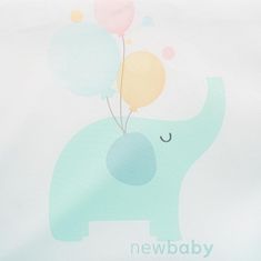 NEW BABY Dětské rozkládací křeslo Elephant mátová