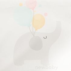 NEW BABY Dětské rozkládací křeslo Elephant béžová