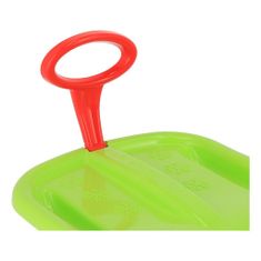 Baby Mix Sáňkovací kluzák s pohyblivým madlem SNOW ARROW 74 cm zelený