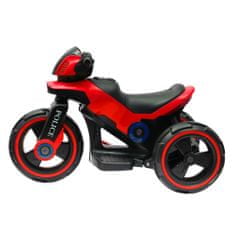 Baby Mix Dětská elektrická motorka POLICE červená