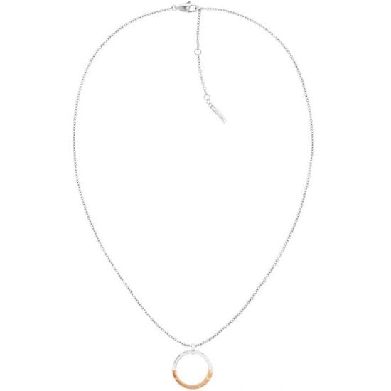 Calvin Klein Bicolor náhrdelník z oceli Soft Squares 35000453