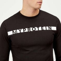 MyProtein pánské sportovní tričko s dlouhým rukávem černé Velikost: S