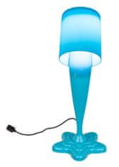 Popron.cz Stolní lampa, barevný květináč, neonově modrá, cca 30 cm,