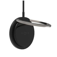 FIXED Bezdrátová nabíječka MagPad s podporou uchycení MagSafe a stojánkem, 15W, černá
