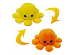 TopKing Oboustranná plyšová chobotnice - žlutá