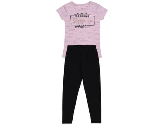 sarcia.eu Růžové a černé pyžamo