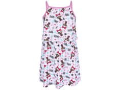 sarcia.eu Bílé a růžové dívčí šaty s opakujícím se motivem LOL SURPRISE 3 let 98 cm