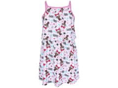 sarcia.eu Bílé a růžové dívčí šaty s opakujícím se motivem LOL SURPRISE 5 let 110 cm