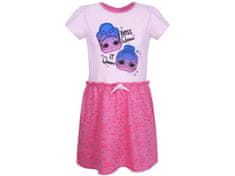 sarcia.eu Růžové dětské šaty s potiskem LOL Surprise 3 let 98 cm