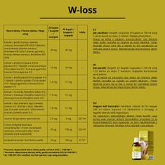 W-LOSS Kapky na spalování tuků a hubnutí, přírodní produkt s ananasem, papája a vitamíny