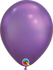 Qualatex Balónek Qualatex CHROME 18cm - fialový 100ks
