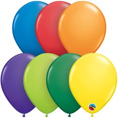 Qualatex Balónek 5"/13cm barevný mix 100ks