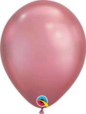 Qualatex Balónek Qualatex CHROME 11" růžový (25ks v balení)