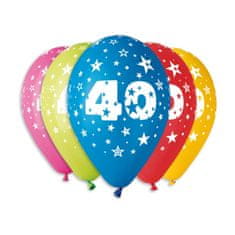 Gemar OB balónky GS110 "40" (5ks)