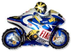 Flexmetal GP motorka modrá 29”/73cm x 38”/98cm fóliový balónek