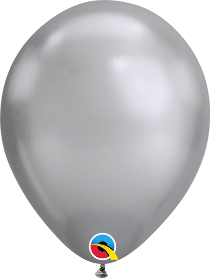 Qualatex Balónek Qualatex CHROME 11" stříbrný (100ks v balení)