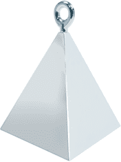 Qualatex Závaží pyramida stříbrná 115g