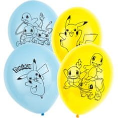 Amscan Pokémon 28 cm/ 6 ks - latexové balónky