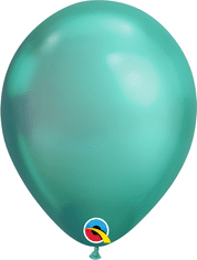 Qualatex Balónek Qualatex CHROME 11" zelený (100ks v balení)
